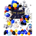 Space Balloons Set Foil Astronaut Balloon Rocket Balloon Space Birthday Party Decorations